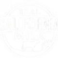 white real california milk logo
